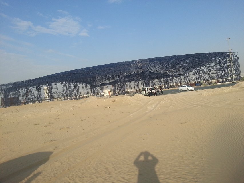 巴音郭楞大型场馆网架工程